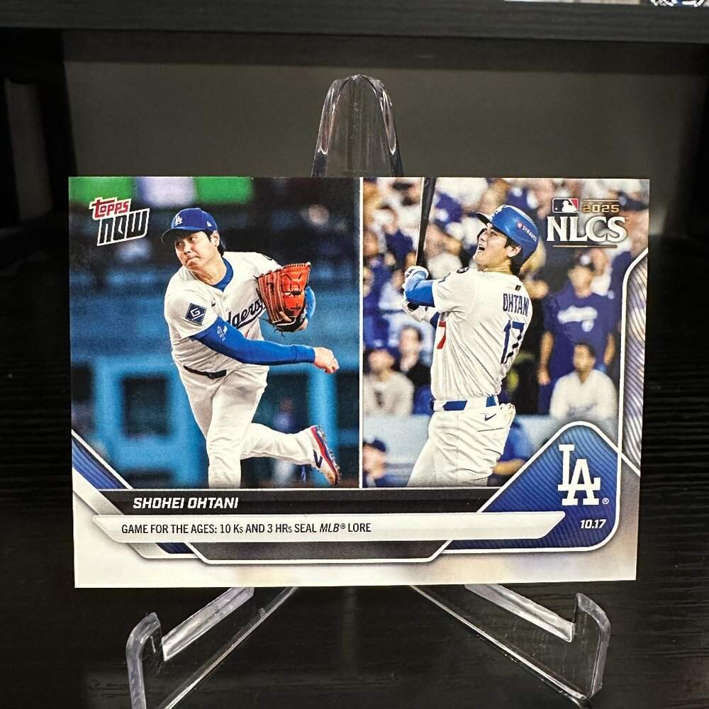 Shohei Ohtani Topps Now Game For The Ages: 10 Ks And 3 HRs #884